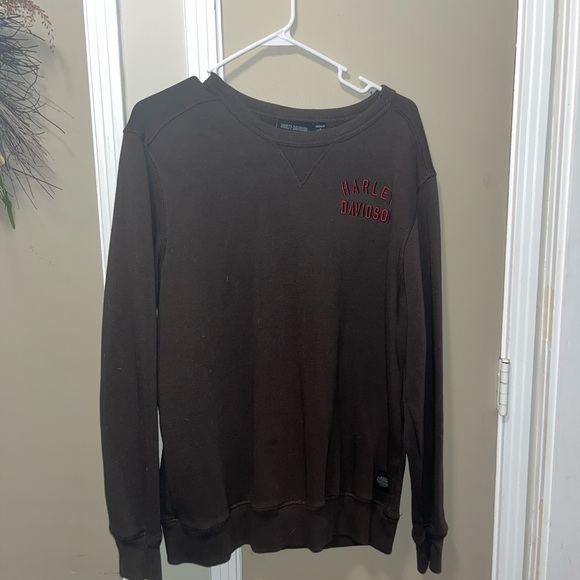 Harley-Davidson Dark Brown Crewneck Sweater - Picture 3 of 6